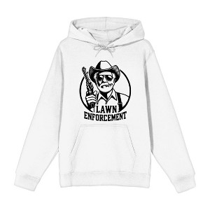 Lawn Enforcement Adult Long Sleeve Hoodie - 1 of 3