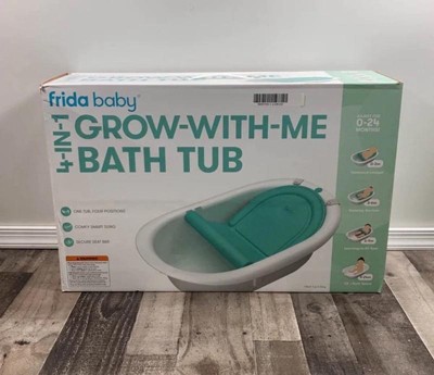 Frida Baby 4-in-1 Grow-with-Me Bath Tub & Control The Flow