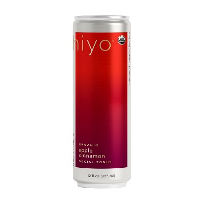 Hiyo Non-Alcoholic Fall Apple Cinnamon Organic Social Tonic - 4pk/12 fl oz Cans