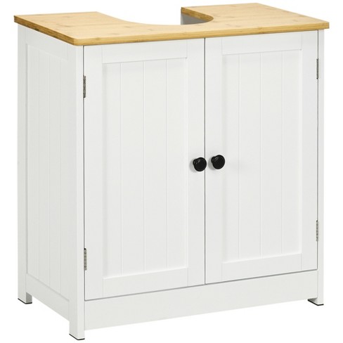 Kleankin Modern Bathroom Sink Cabinet, Under Sink Storage Cabinet