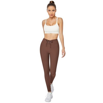 Tights for Women Ultra Soft Ankle-Length No See-Through Opaque Yoga Pants for Women