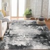 Boho Rugs Bedroom Rug, Washable Area Rug, Non-Slip Low Pile Boho Floral Carpet for Bedroom - 2 of 4