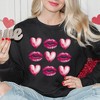 Simply Sage Market Women's Graphic Sweatshirt Hearts and Lips Chart - 2 of 4