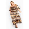 Avenue Women's Plus Size Annabelle Print Jumpsuit - 3 of 4