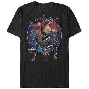 Men's Marvel Avengers: Infinity War Spider-Man Circle T-Shirt - 1 of 4