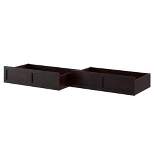 Set of 2 Queen/King/Twin XL Drawers Espresso - AFI