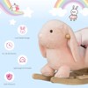 Dronkon Baby Rocking Horse Rabbit with Sound Toddler Rocker Chair - 2 of 4
