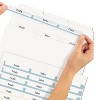 Avery Print & Apply Clear Label Dividers w/White Tabs 3-Tab Letter 5 Sets 11435 - 3 of 4