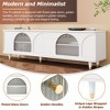 TV Stand For TVs Up To 78'', Entertainment Center with Cabinet, Media Console Table with Adjustable Shelves for Living Room, Bedroom and Office - 4 of 4