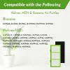 Nispira AER1 HAPF300AHD Allergan Remover Filters for Holmes Air Purifier HAPF300AH-U4R HAPF30AT HAP242-NUC, 4 HEPA 4 Carbon Booster Set - 4 of 4
