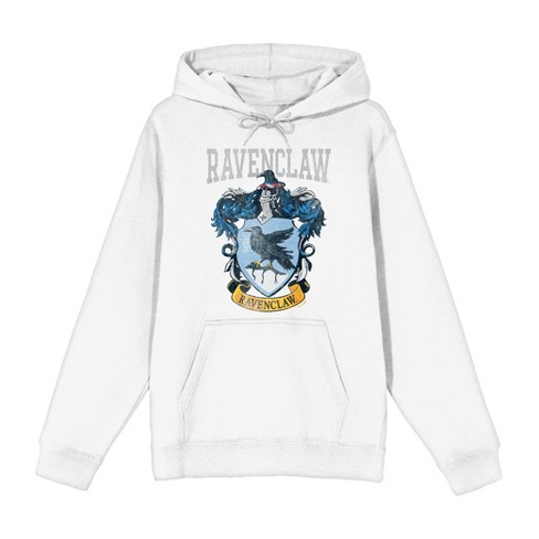 Harry Potter Ravenclaw Crest Long Sleeve Unisex Adult Hooded Sweatshirt xl Target