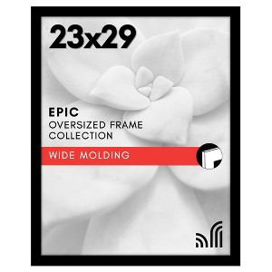 Americanflat 23x29 Poster Frame with Polished Plexiglass, Epic Collection, Gallery Wall Frames with Engineered Wood, Black - 1 of 1