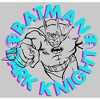Batman Dark knight Line Art Boy's Heather Grey T-shirt - 2 of 3
