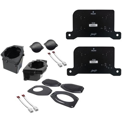Stinger Speaker Adapters & Amp Brackets for Wrangler JL & Gladiator JT