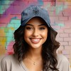 Dalix Butterfly Embroidered Cap Cotton Baseball Hat Garden Womens - 3 of 4
