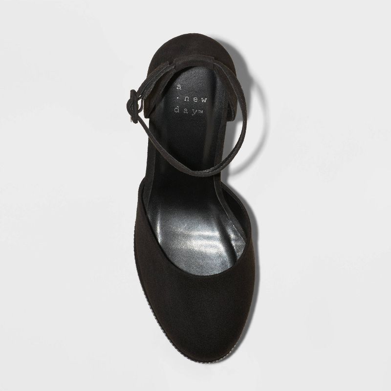 Women's Noir Rhinestone Platform Heels - A New Day™ Jet Black, 4 of 8