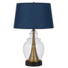 Cal Lighting Cupola glass/metal table lamp - 4 of 4