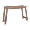 INFURNIC Desks Modern Computer Desk with Storage Drawer and Spacious Work Surface for Small Office, Brown, 42"*18"*29.25" - 4 of 4
