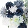 Unique Bargains Silk Mix Artificial Flower Combo Set with Stem - image 3 of 4