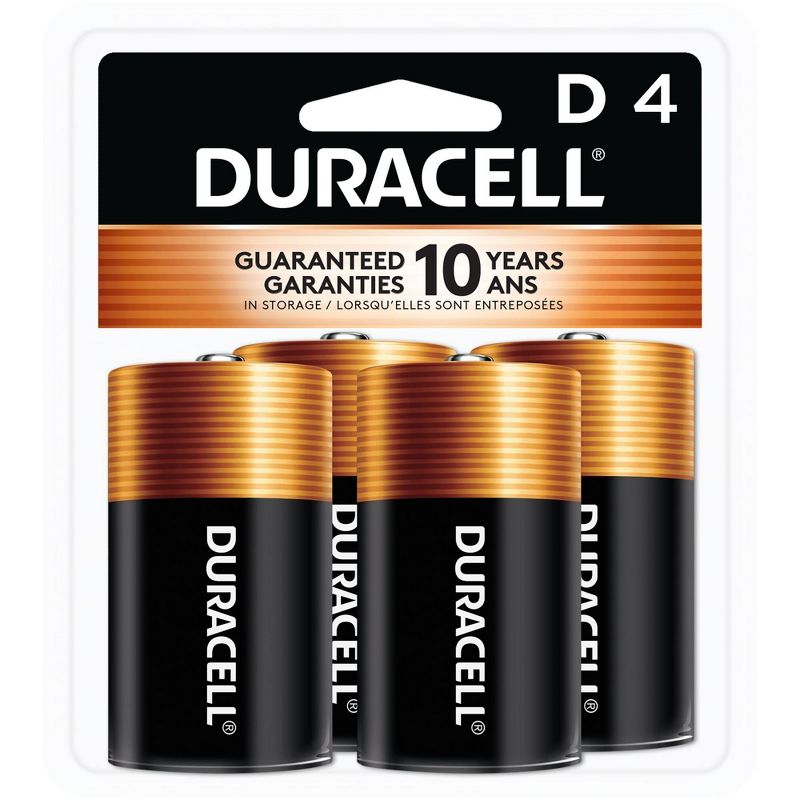 Duracell Coppertop D Batteries - Alkaline Battery, 1 of 9