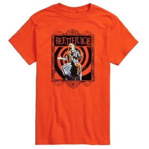 Men's - Beetlejuice - Spiral with Grave Tombstone Short Sleeve Graphic T-Shirt - 1 of 4