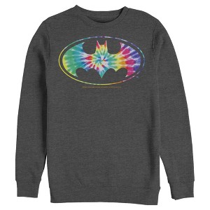 Men's Batman Tie Dye Logo Sweatshirt - 1 of 3
