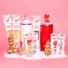 CharCharms 6pk 40oz Holiday Glitter Water Bottle Straws - 4 of 4