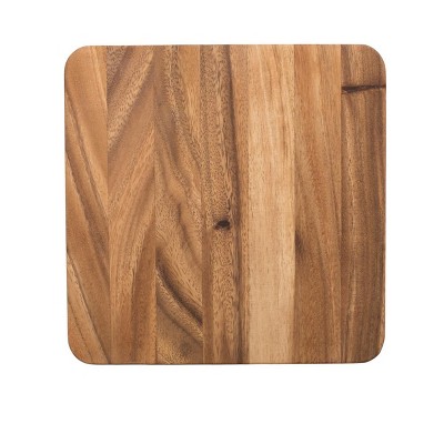 Oster Thornwood 2 Piece 16 Inch and 13 Inch Acacia Wood Cutting Board Set