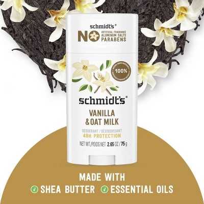 Schmidt&#39;s Vanilla + Oat Aluminum-Free Natural Sensitive Skin Deodorant Stick - 2.65oz_3