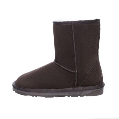Women Sheepskin Short Classic Boots - Parrot