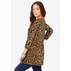 Jessica London Women's Plus Size Stretch Knit Swing Tunic - 4 of 4