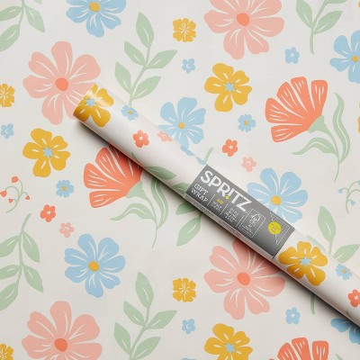 Floral on Cream Roll Wrap - Spritz™