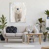 Stupell Industries Modern Polar Bear Portrait Canvas Wall Art - 2 of 4