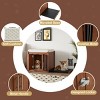 Mid-Century Storage Ottoman Bench with Removable Cushion and Pet Crate Function for Bedroom or Living Room -3irtyhousy - 3 of 4