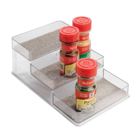 Idesign Twillo Spice Rack 3-tier Organizer Small Clear : Target