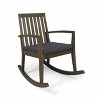 Cesicia Dark Gray Rocking Chair - 2 of 4