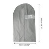 Unique Bargains Dustproof Transparent Window Garment Bag 3 Pcs - 4 of 4
