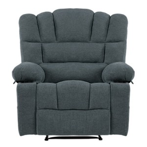 Massage Electric Recliner Chair with 8-Point Vibration, Lumbar Heating, Chenille Recliner for Living Room or Bedroom Relaxation - Koiai - 1 of 4