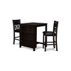New Classic Furniture,Gia 3-Piece 30" Wood Storage Counter Set, Ebony - 2 of 4