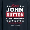 Men's - Yellowstone - Elect John Dutton Governor Long Sleeve Graphic T-Shirt - 2 of 4