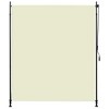 vidaXL Roller Blind Cream Polyester 78.7 x 106.3 in Height-Adjustable - 2 of 2