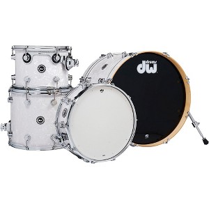 DW DWe Wireless Acoustic-Electronic Convertible 4-Piece Shell Pack With 20" Bass Drum Finish Ply White Marine Pearl - 1 of 1