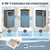 Acekool 10,000 BTU Portable Air Conditioner, 4-in-1 AC Dehumidifier Fan Sleep Mode, Remote, Energy Efficient, for Rooms up to 450 Sq. Ft, Grey - 3 of 4