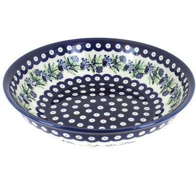 Blue Rose Polish Pottery Sweet Annie Large Salad Bowl