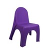 Romanoff Kid's Stacking Chairs, Brite Purple, Pack of 12 - 3 of 3