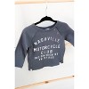 Grayson Threads - Infant Grey Nashville Moto Club Raglan Sweatshirt + Sweatpant Set - 3 of 4