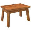 vidaXL Step Stool Various Solid Acacia Wood Small Durable Step Stool - 2 of 4