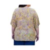 Women's Rayon Short Sleeve V-Neck Blouse - Plus - On The Plus Side - 2 of 4