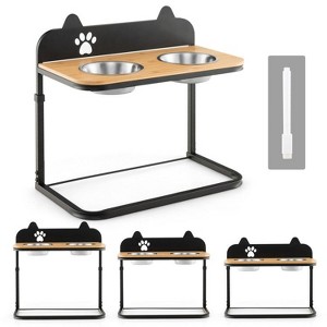 Chery Life Dog Bowl with 2 Stainless Steel Stand - 1 of 4