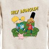 Boys' - Hey Arnold! - Arnold, Gerald and Abner Graphic Long Sleeve Fleece Sweatshirt - 2 of 4